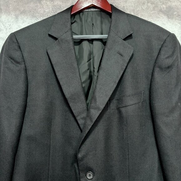 Ermenegildo Zegna 42R Cashmere Cotton Soft Line Blazer Ventless 2-Button - Picture 4 of 12